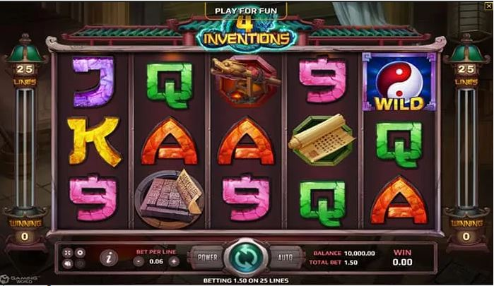 รีวิวเกมสล็อต The 4 Inventions 