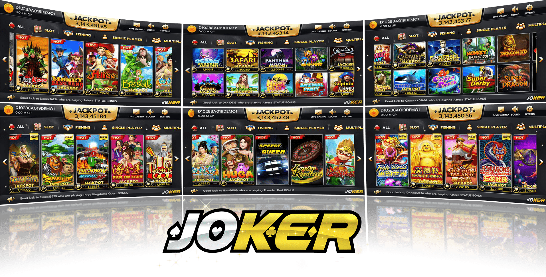 Joker Gaming สล็อตผ่านมือถือ 