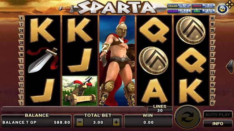 เกมสล็อตยอดนิยมที่สุด Sparta