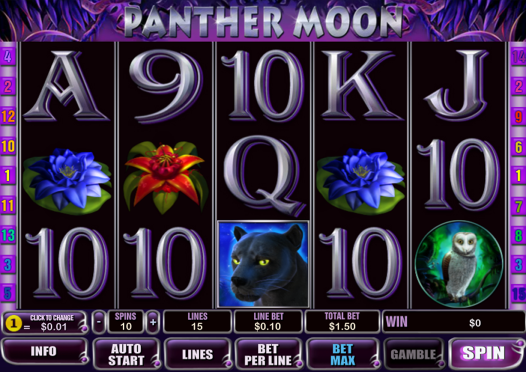 Panther Moon เกมสล็อตเกมดังจาก Joker 