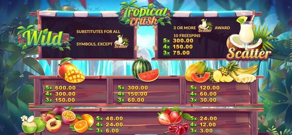 วิธีเล่น Tropical Crush