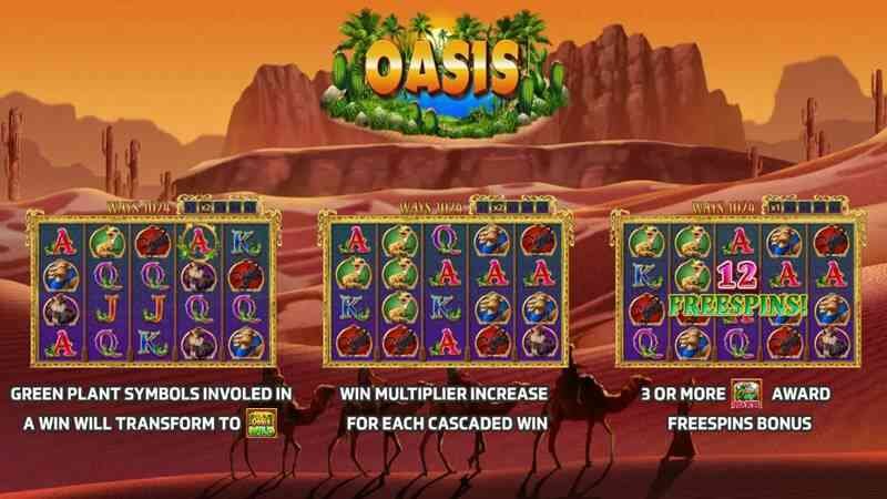 รีวิวเกมส์สล็อต Oasis
