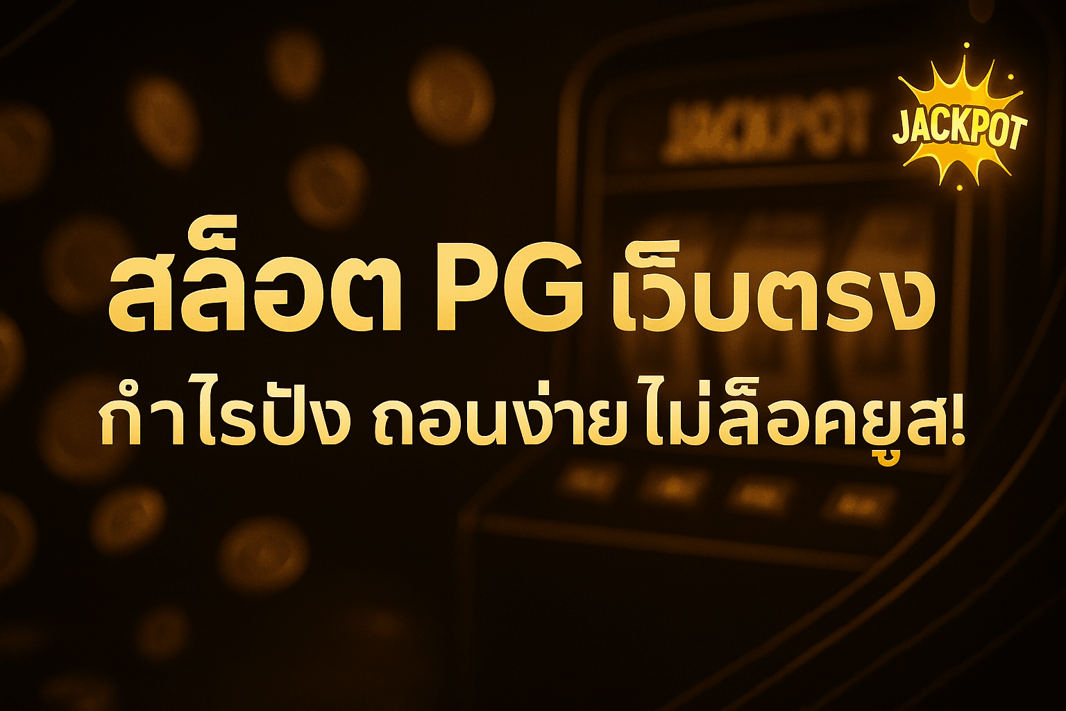 สล็อต PG เว็บตรง กำไรปัง ถอนง่าย ไม่ล็อคยูส!