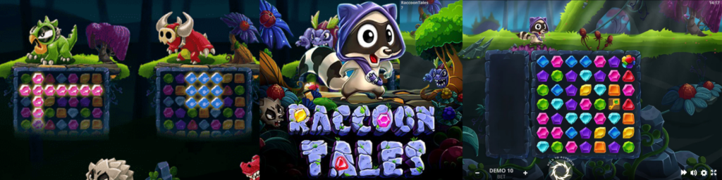 รีวิวเกมสล็อต Raccoon Tales